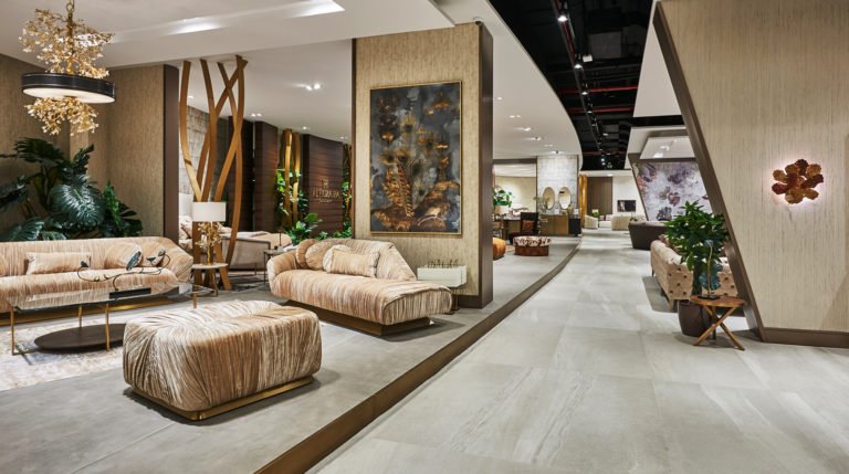 Al Huzaifa Furniture Showroom, Dubai - Showroom Interior Design on Love ...